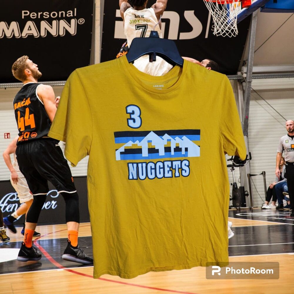 Denver Nuggets Lawson‎ T-Shirt Size L 10/12 Boys  (D91)
